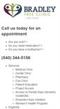 Mobile Screenshot of bradleyfreeclinic.com